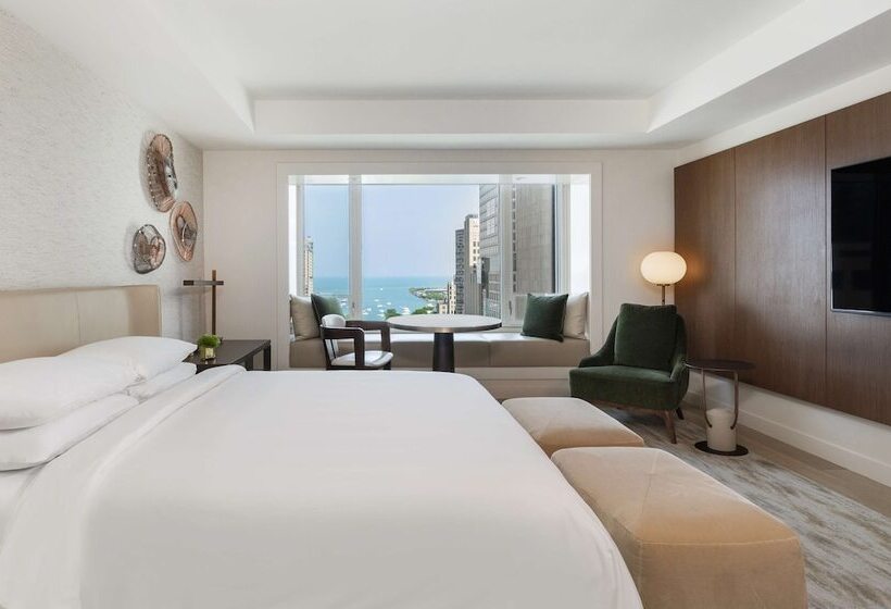 חדר דלוקס נוף לאגם, Park Hyatt Chicago