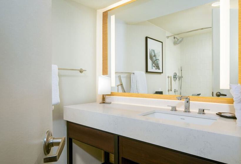 带2个双人床的标准工作室, Sheraton Detroit Metro Airport