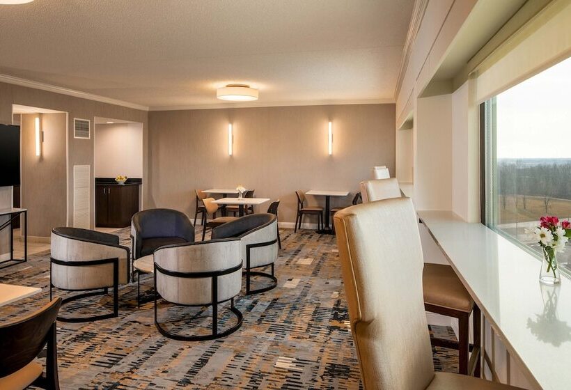 带2个双人床的标准工作室, Sheraton Detroit Metro Airport