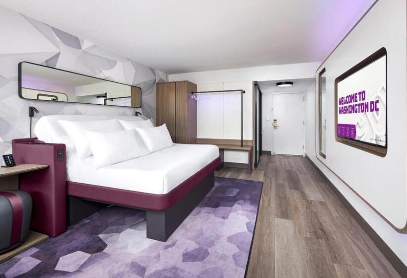 キングサイズベッドのスタンダードルーム, Yotel Washington Dc