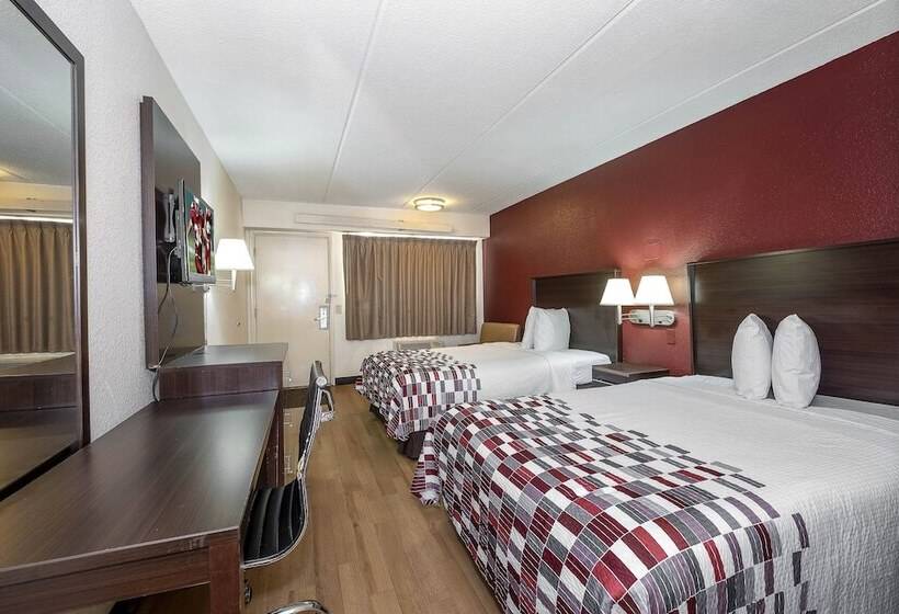 Номер Стандарт 2 Двуспальные Кровати, Red Roof Inn Atlanta Smyrna/ Ballpark