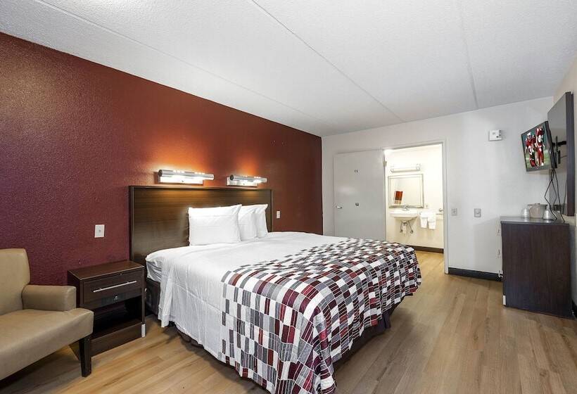 장애인을 위한 더블 침대 스탠다드 룸, Red Roof Inn Atlanta  Smyrna/ Ballpark