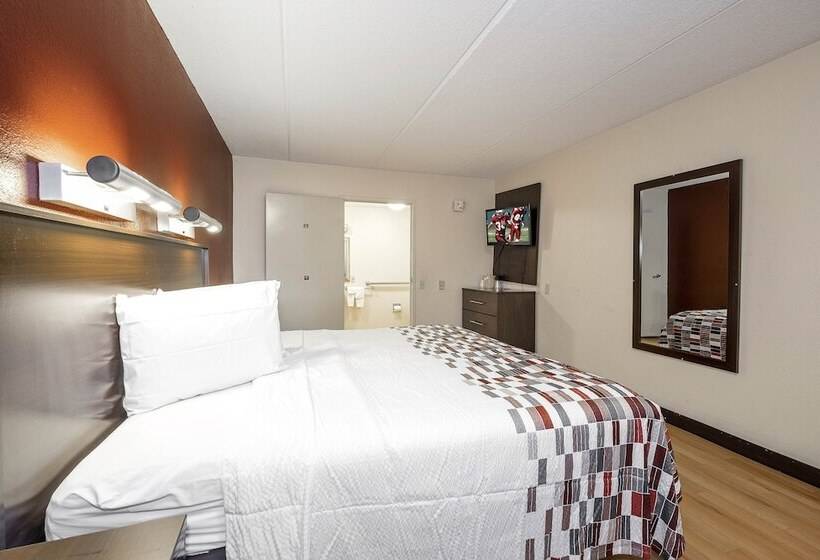 Номер Стандарт Двуспальная Кровать Адаптированный для Инвалидов, Red Roof Inn Atlanta Smyrna/ Ballpark