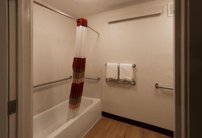 适合残疾人使用的标准间, Red Roof Inn Plus+ Chicago   Willowbrook