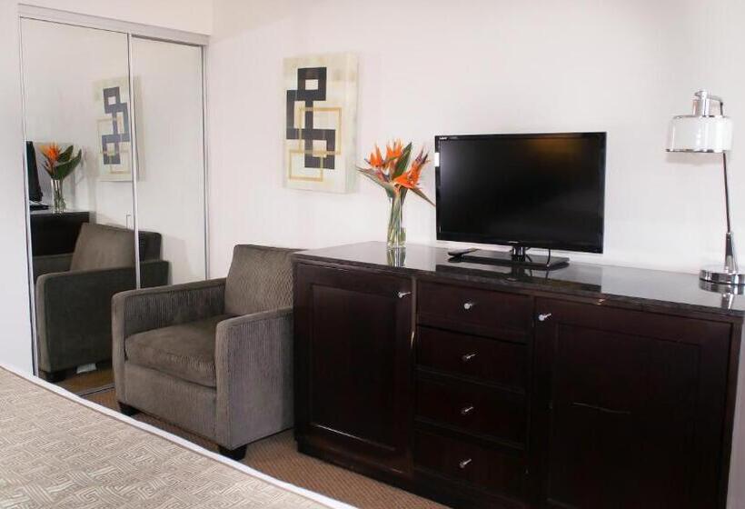 キングサイズベッドのスタンダードルーム, San Simeon Lodge