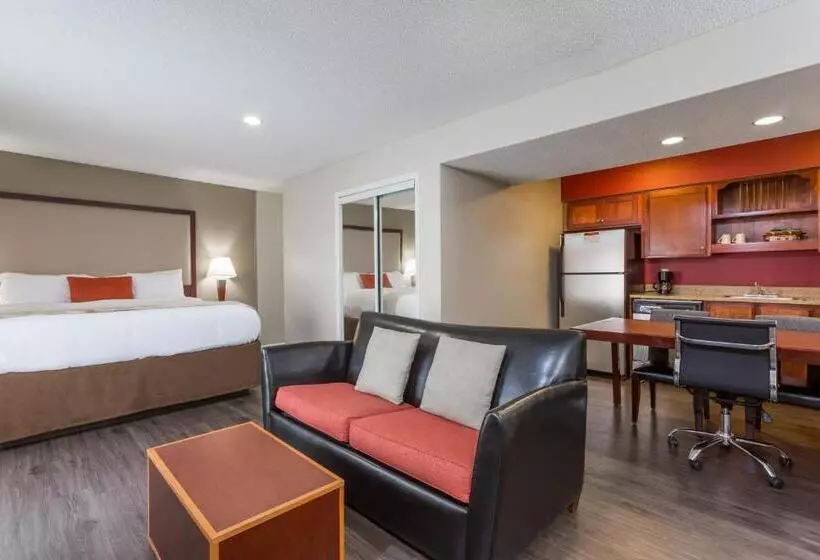キングサイズベッドのデラックススイート, Hawthorn Suites By Wyndham North Charleston