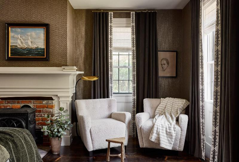 חדר דחוקס עם מיטת קינג, Kennebunkport Captains Collection