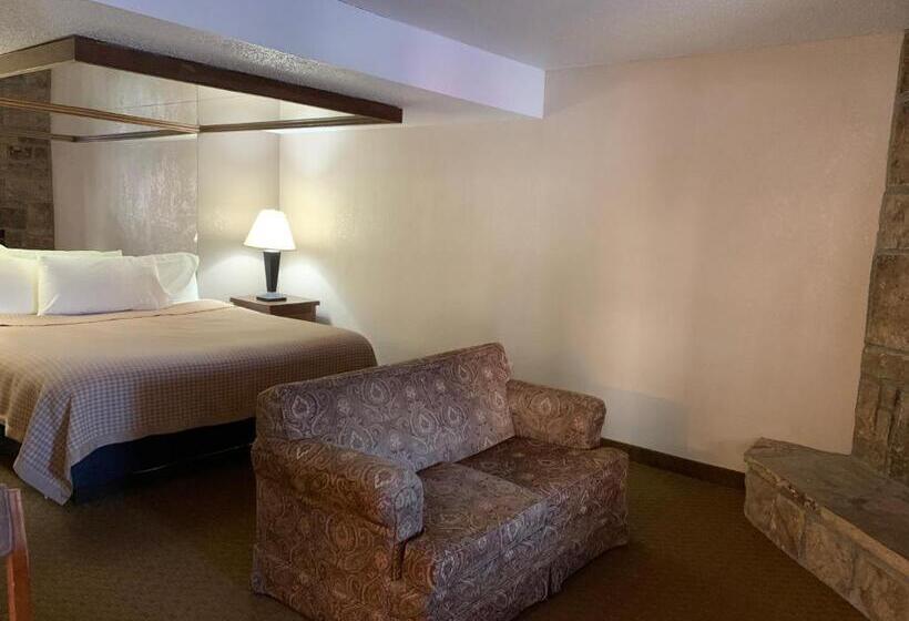 מיטת קינג בסוויטה, Sidney James Mountain Lodge