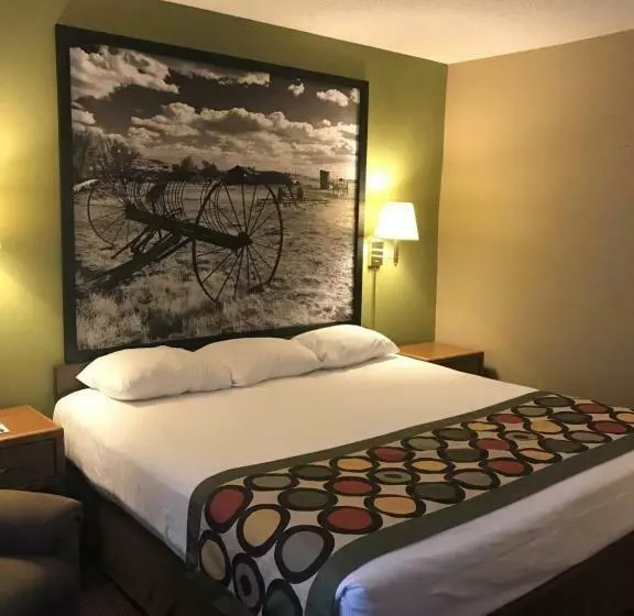 キングサイズベッドのスタンダードルーム, Super 8 By Wyndham Aberdeen East