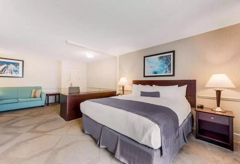 キングサイズベッドのスイートルーム, The Blu Hotel Blue Ash Cincinnati, Ascend Hotel Collection
