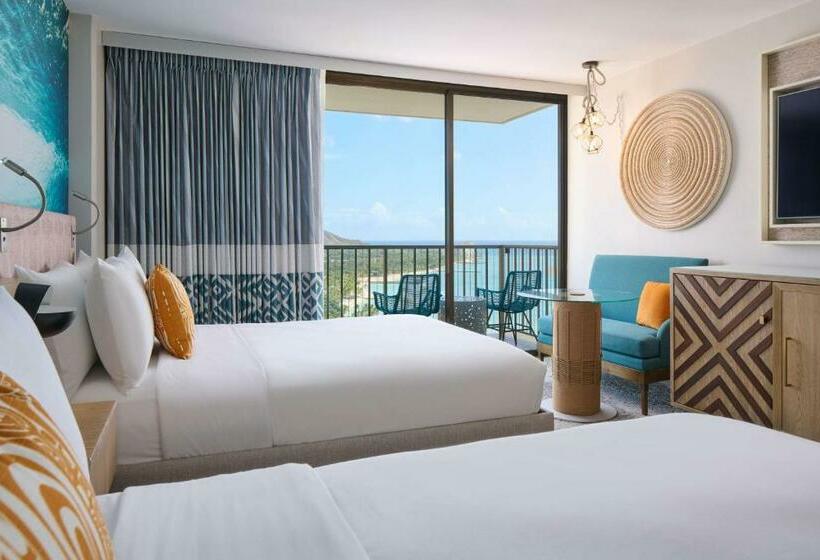 Номер Стандарт 2 Двуспальные Кровати, Outrigger Waikiki Beachcomber