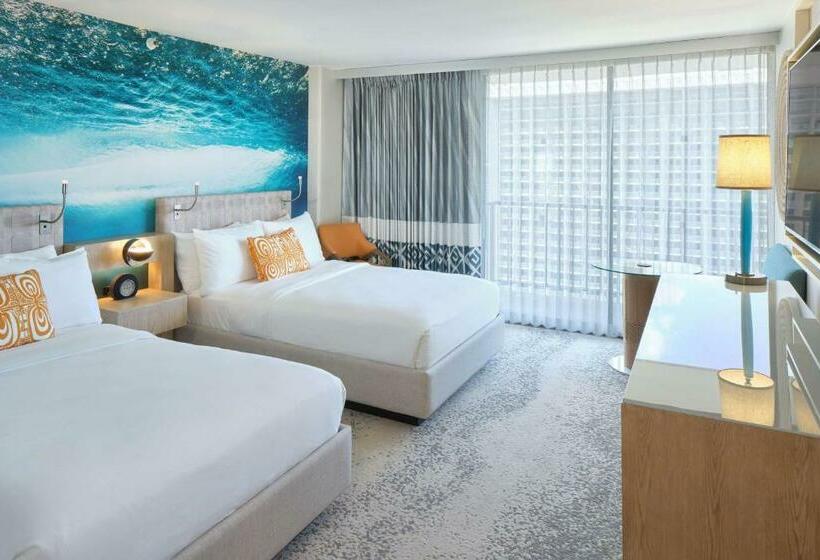 스탠다드 룸 더블 침대 2개, Outrigger Waikiki Beachcomber