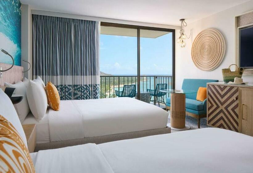 Номер Стандарт 2 Двуспальные Кровати, Outrigger Waikiki Beachcomber