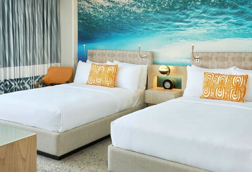 Номер Стандарт 2 Двуспальные Кровати, Outrigger Waikiki Beachcomber