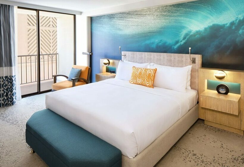 Номер Стандарт Двуспальная Кровать Адаптированный для Инвалидов, Outrigger Waikiki Beachcomber