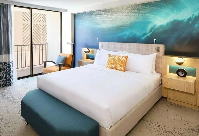 اتاق استاندارد با تخت دوبل برای معلولان, Outrigger Waikiki Beachcomber
