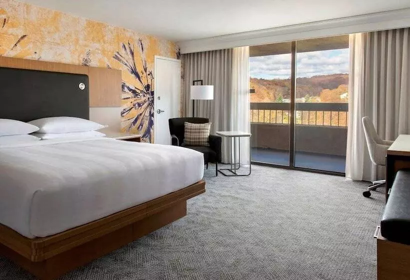 景色の見えるダブルベッドスタンダードルーム, Westchester Marriott
