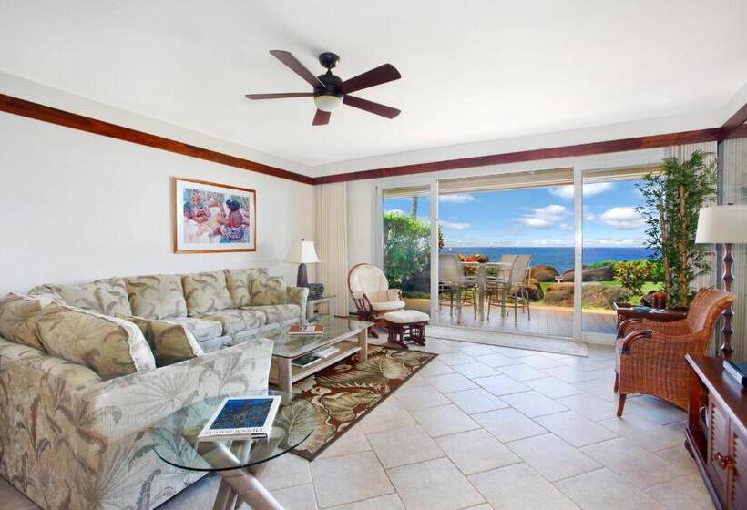 شقة غرفتين مطلة على البحر, Whalers Cove In Poipu