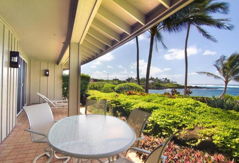شقة ديلوكس غرفتين نوم مطلة على البحر, Whalers Cove In Poipu