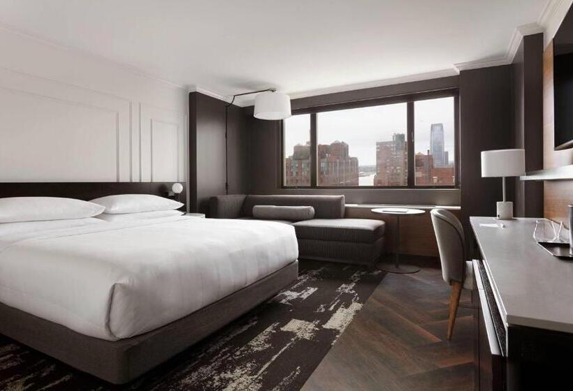 带观景的豪华间, New York Marriott Downtown