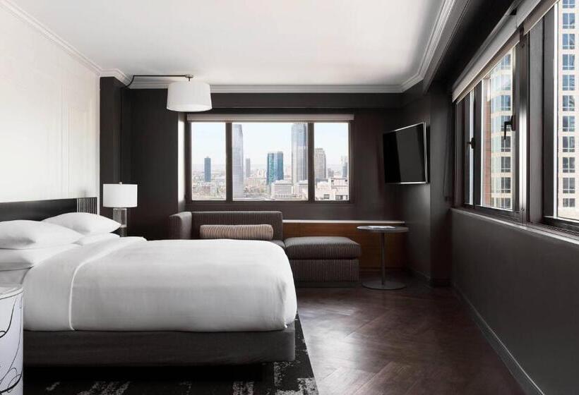 주니어 스위트 킹사이즈 침대, New York Marriott Downtown
