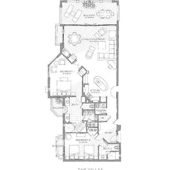 سوئیت دلوکس 2 خوابه, Grace Bay Club