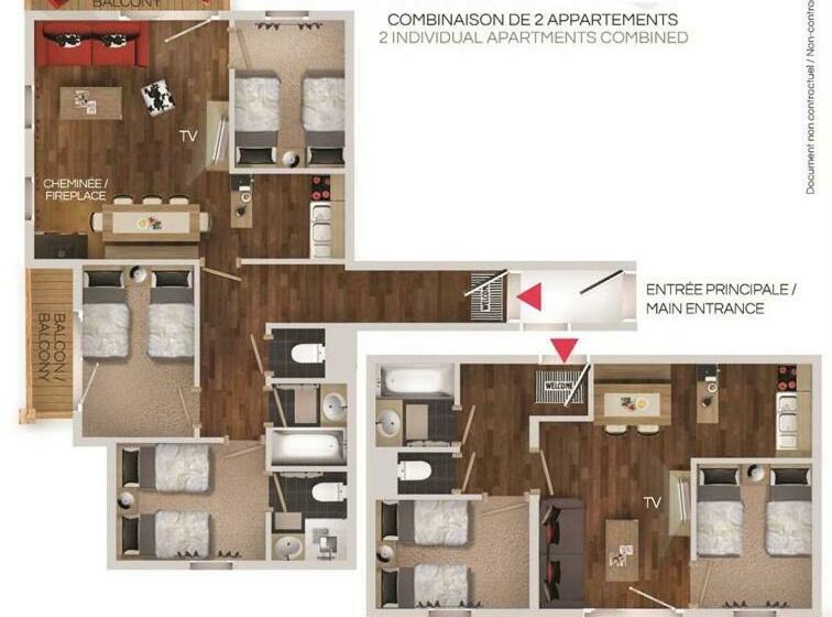 5 Bedroom Apartment, Residences Village Montana By Les Etincelles