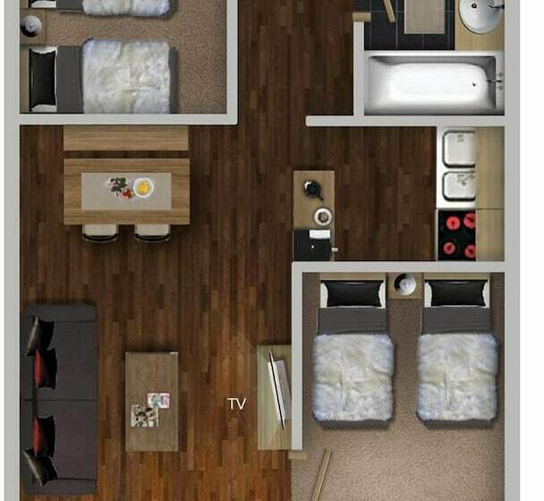 آپارتمان 2 خوابه, Residences Village Montana By Les Etincelles