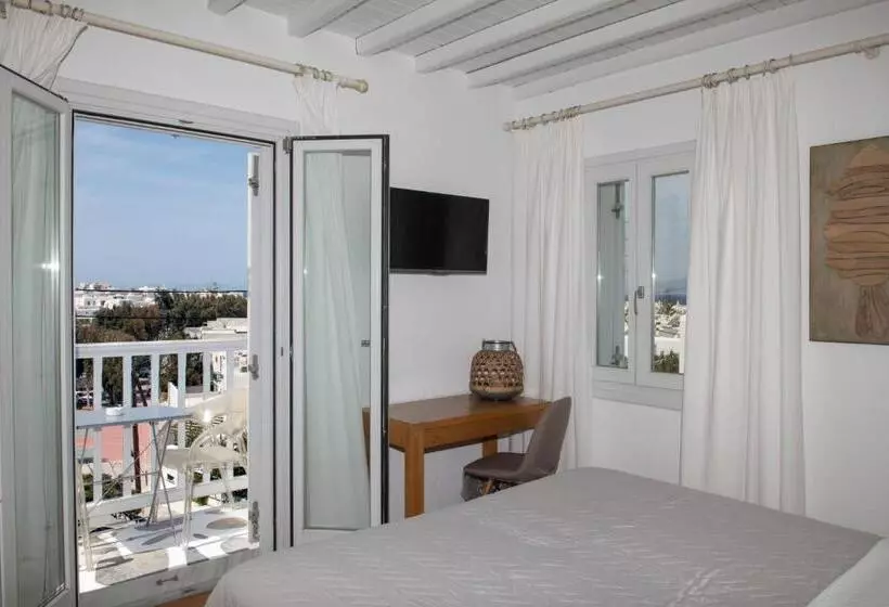 اتاق استاندارد با چشم‌انداز دریا, Elena Hotel Mykonos