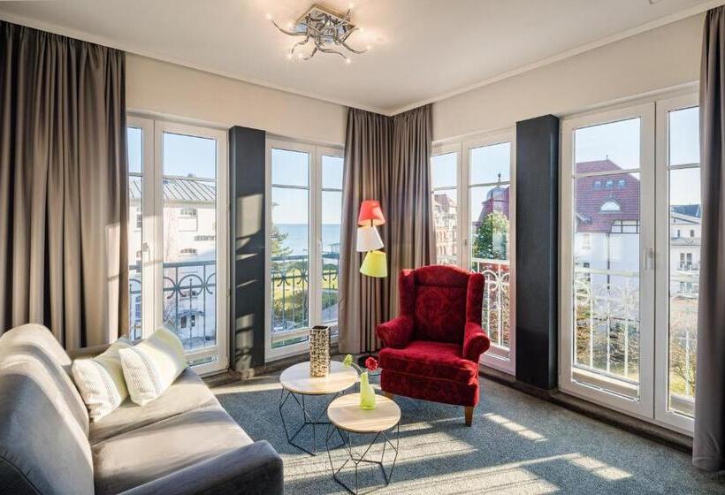 Апартаменты 1 Спальня Вид на Море, Residenz Waldkrone Kühlungsborn