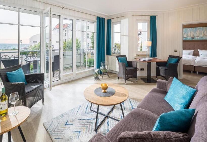 带1个卧室的带海景的公寓, Residenz Waldkrone Kühlungsborn