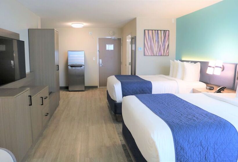 غرفه قياسيه سريرين مزدوجين, Best Western Aku Tiki Inn