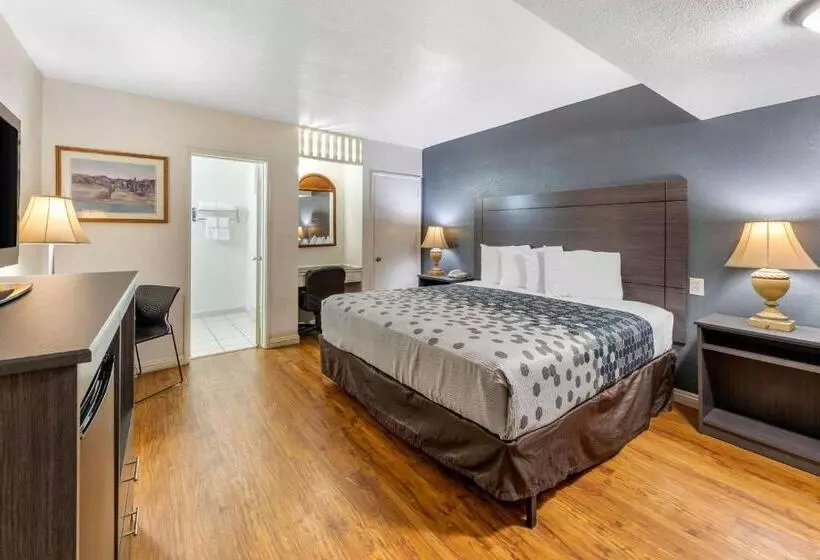 اتاق استاندارد با تخت بزرگ برای معلولان, Econo Lodge On Historic Route 66