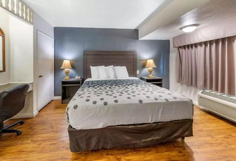 اتاق استاندارد با تخت بزرگ برای معلولان, Econo Lodge On Historic Route 66