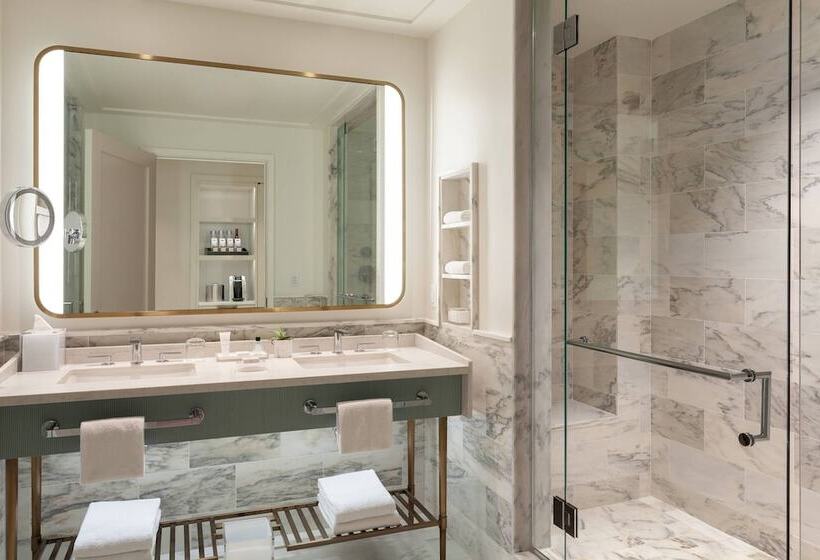带高尔夫球场景观及夫妻床的标准房间, Jw Marriott Miami Turnberry Resort & Spa