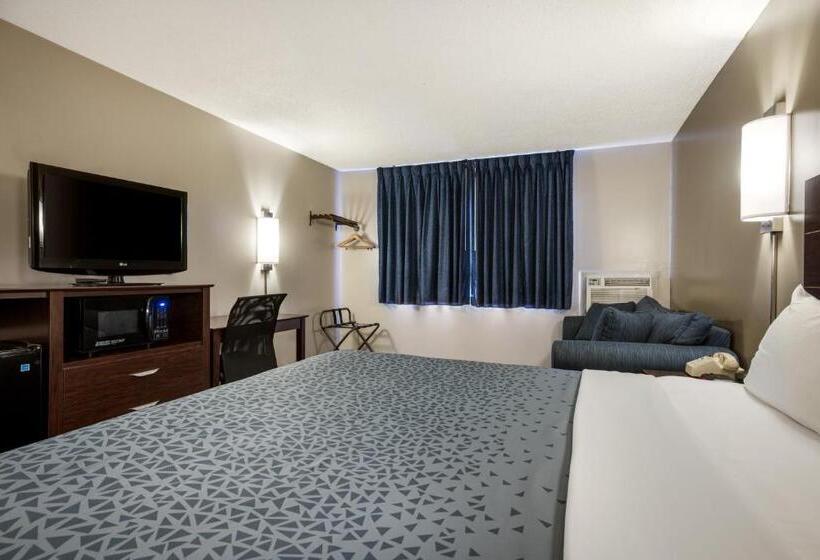 キングサイズベッドのスタンダードルーム, Econo Lodge Darien Lakes