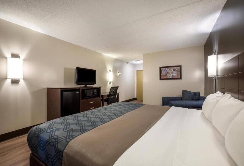 身障者適用キングサイズベッドルーム, Econo Lodge Darien Lakes