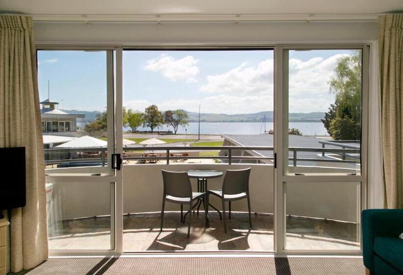 استوديو قياسي مطل على البحيرة, Anchorage Resort Taupo Nz