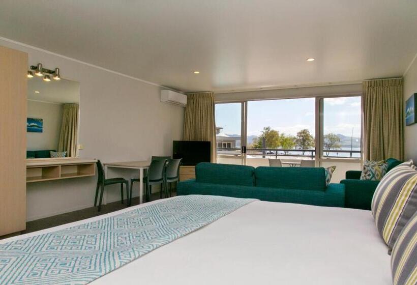 استوديو قياسي مطل على البحيرة, Anchorage Resort Taupo Nz