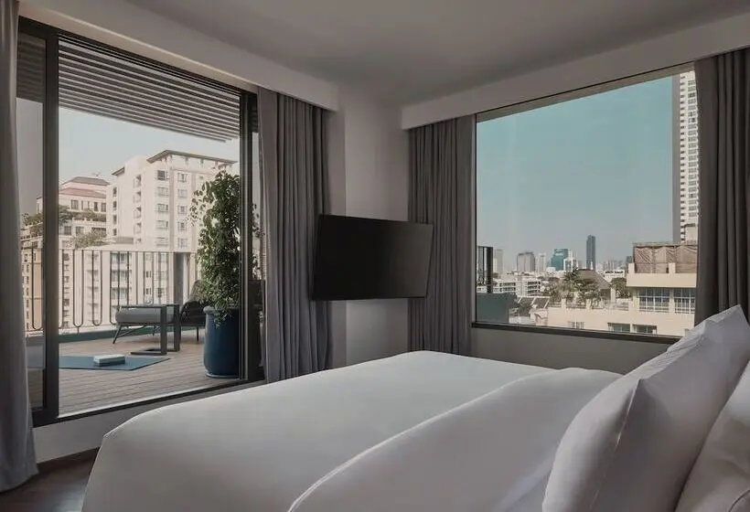 اتاق استاندارد با تراس, Public House Bangkok, a Member of Design Hotels