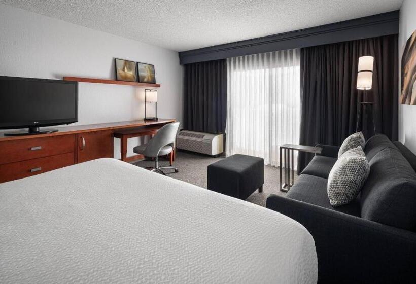 身障者適用キングサイズベッドルーム, Courtyard By Marriott Pleasanton