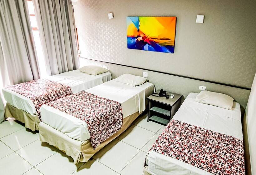اتاق استاندارد سه نفره, Euro Suite São Paulo By Nacional Inn   A 600 Metros Da Rua 25 De Março