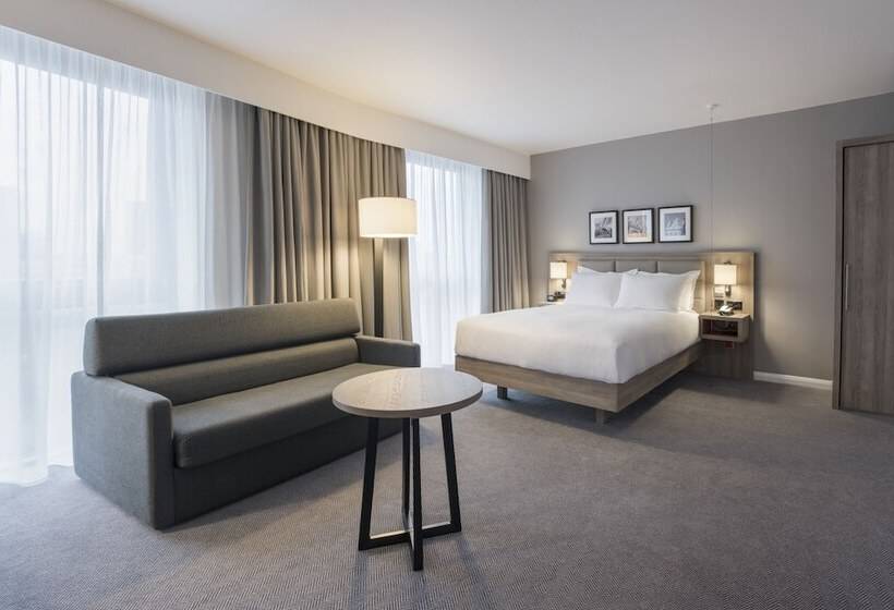 适合残疾人士使用的带双人床的标准间, Hilton Garden Inn Manchester Emirates Old Trafford