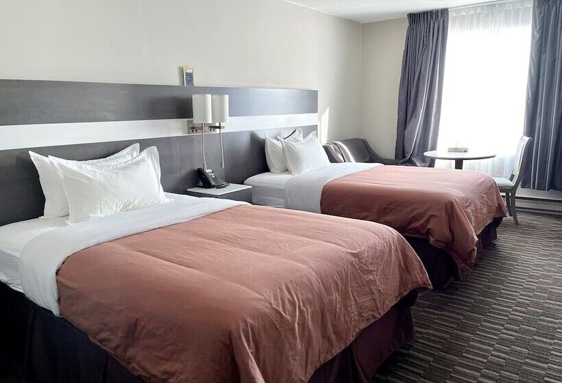 스탠다드 룸 더블 침대 2개, Auberge De La Gare