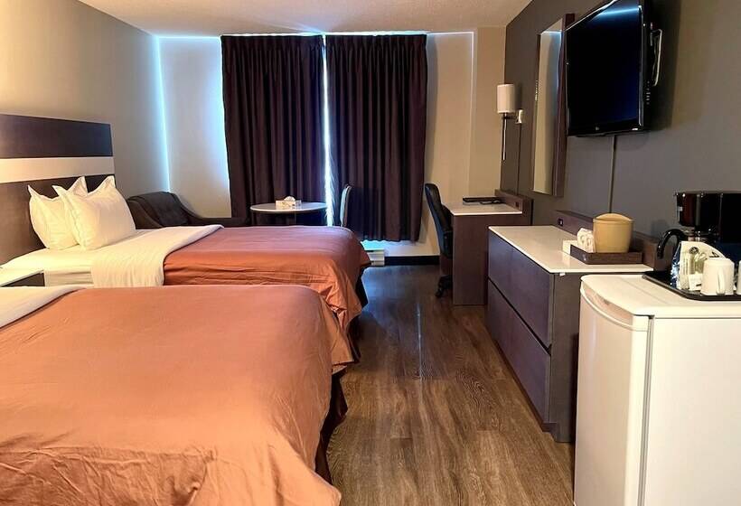 스탠다드 룸 더블 침대 2개, Auberge De La Gare