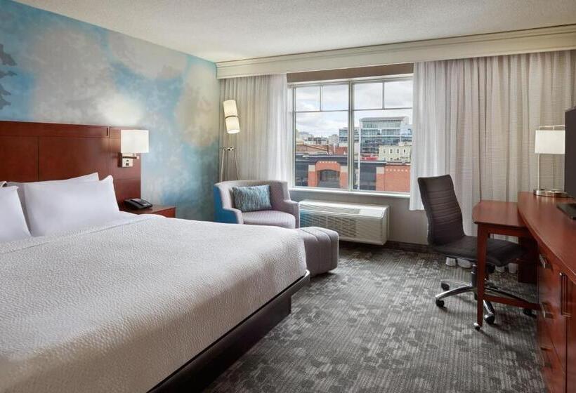 带大床的标准间, Courtyard By Marriott Ottawa Downtown