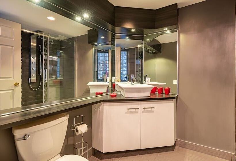 1ベッドルームのスーペリアアパートメント, Hebergement Montsteanne Condos