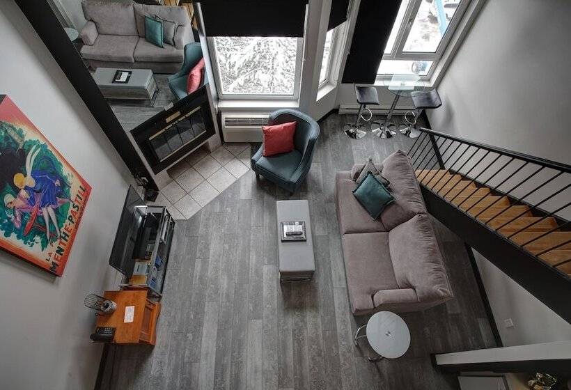 1ベッドルームのスーペリアアパートメント, Hebergement Montsteanne Condos