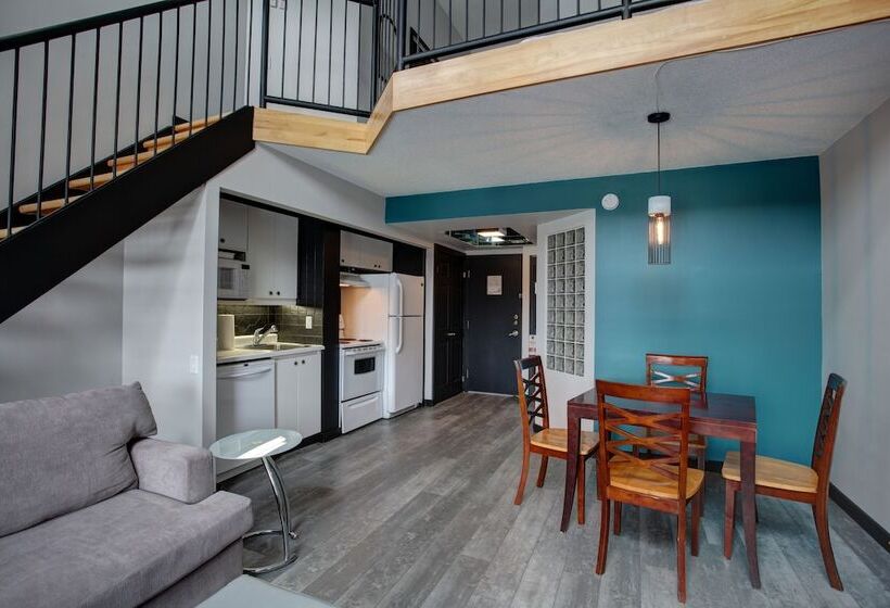 1ベッドルームのスーペリアアパートメント, Hebergement Montsteanne Condos