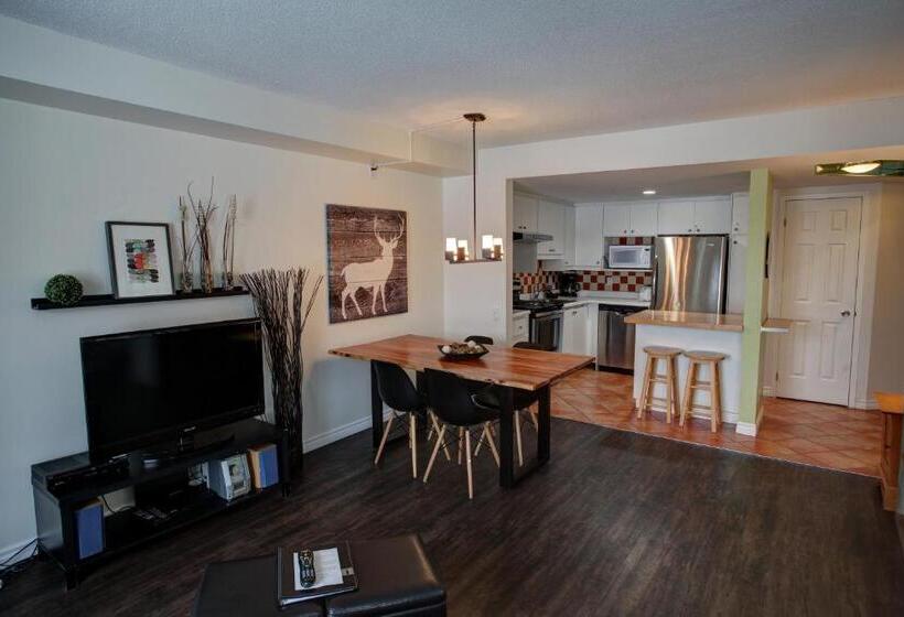 バルコニー付き１ベッドルームアパートメント, Hebergement Montsteanne Condos